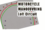 Motorcycle Manoeuvring Left Circuit